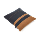 Oscar Throw Pillow | Black Stripe - Cushion Covers by Libeco | Obakki