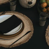 Palm Placemat | Frayed - Placemats by AC Palma | Obakki