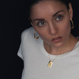 Rectangle Pendant Necklace - Necklace by Victorious Crafts | Obakki