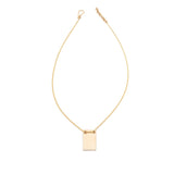 Rectangle Pendant Necklace - Necklace by Victorious Crafts | Obakki