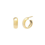 Rounded Hoop Earrings - Earring by Sylvester | Obakki