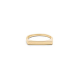 Slim Flat - top Ring - Ring by Victorious Crafts | Obakki