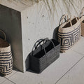 Structured Palm Tote | S_AC Palma_201-30-0302-151Black/PalmOS | Obakki