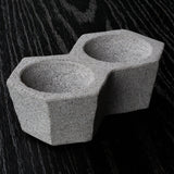 Teya Double Bowl - Bowls by Ayres | Obakki