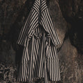 Turkish Linen Robe | Black Stripe_Mizar & Alcor_201-60-1034-171BLKSTRIPE-S | Obakki