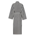Turkish Linen Robe | Black Stripe_Mizar & Alcor_201-60-1034-171BLKSTRIPE-S | Obakki