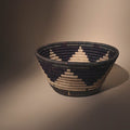 Wide Woven Basket | Sunburst_Kasese_201-70-1186-157Dark GreenL | Obakki
