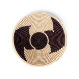 Wide Woven Basket | Zigzag_Kasese_201-70-0808-157Natural/Burnt PurpleM | Obakki