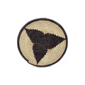 Wide Woven Bowl | Pointed Star_Kasese_201-70-0483-157Natural/Burnt PurpleM | Obakki