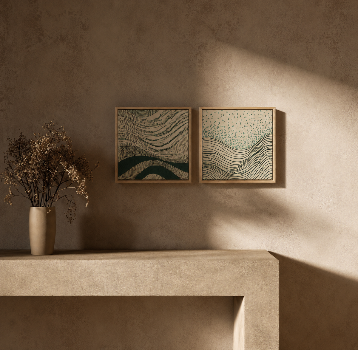 Embroidered Tapestry from India for interior design project - Obakki Design Trade