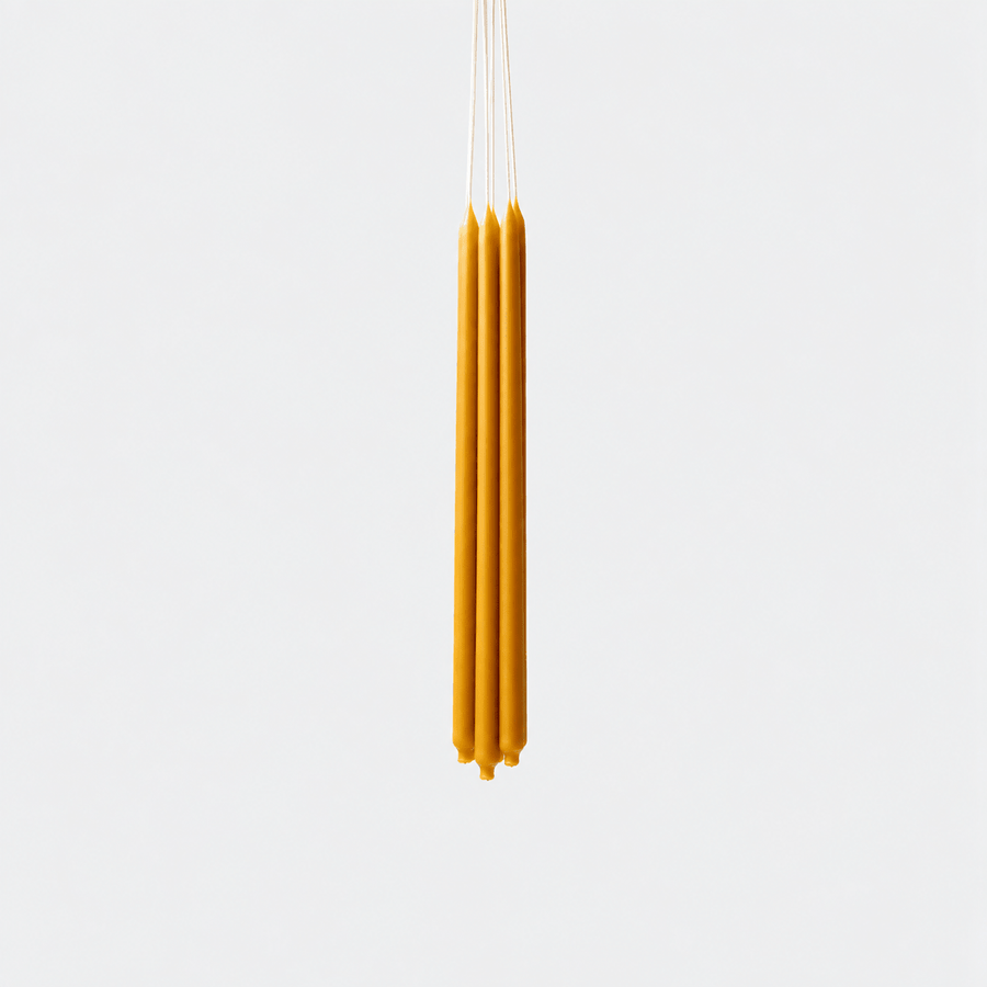 Candles Slim 10" Taper Candle | Natural Beeswax from Obakki