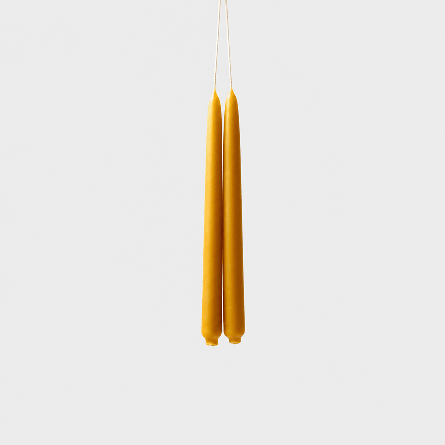 Candles 10" Taper Candles | Natural Beeswax from Obakki
