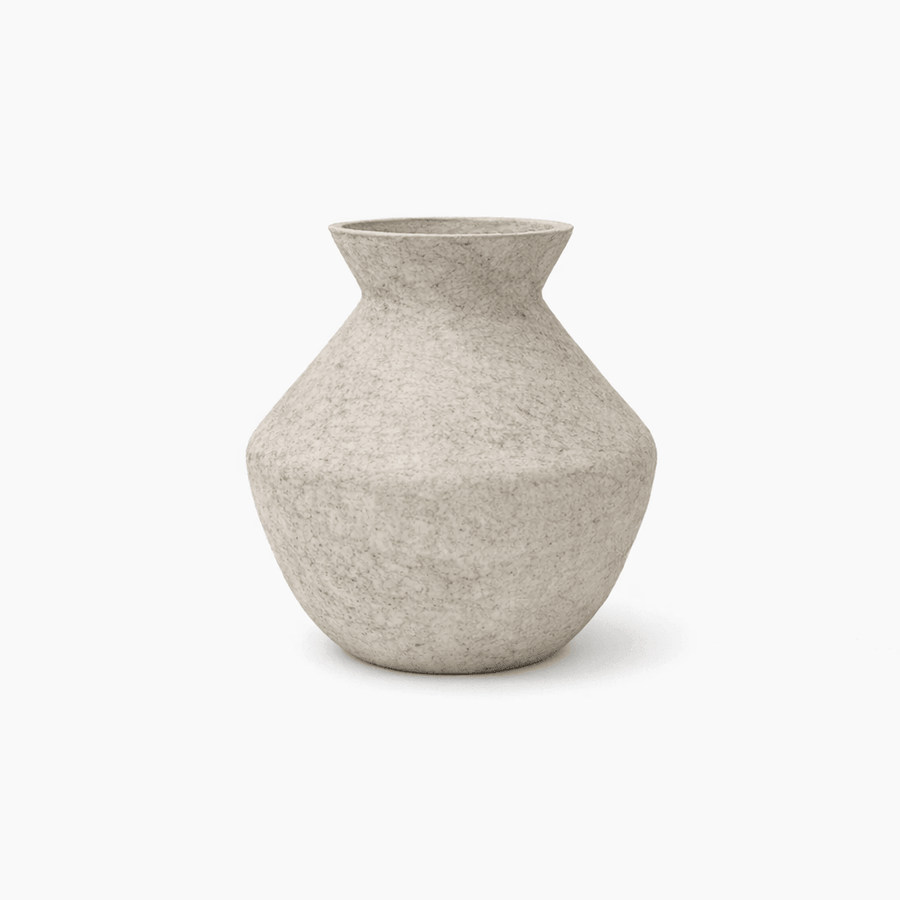 11" Paper Mache Vase | Natura_Design Network Africa_201-50-1983-193SandOS | Obakki