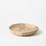 13" Flat Bottom Walnut Bowl - Serveware by Lahcen | Obakki