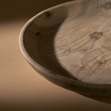 13" Flat Bottom Walnut Bowl - Serveware by Lahcen | Obakki