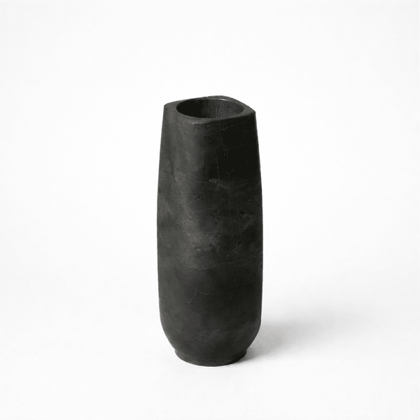 14" Olivia Marble Vase_Nook Mesa_201-71-1943-189Grey MarbleOS | Obakki