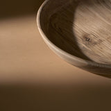 15" Flat Bottom Walnut Bowl - Serveware by Lahcen | Obakki