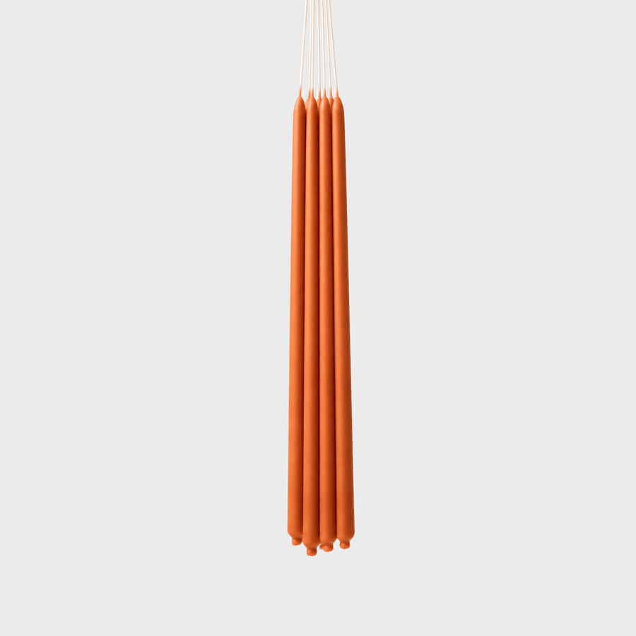 Candles Slim 16" Taper Candle | Paprika from Obakki