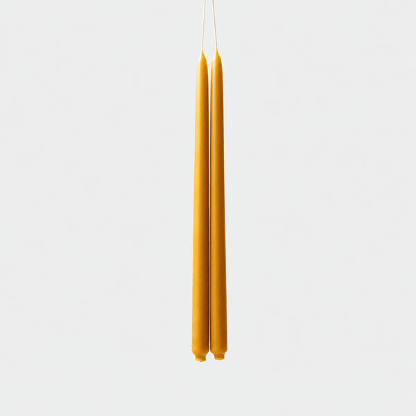 Candles 16" Taper Candles | Natural Beeswax from Obakki