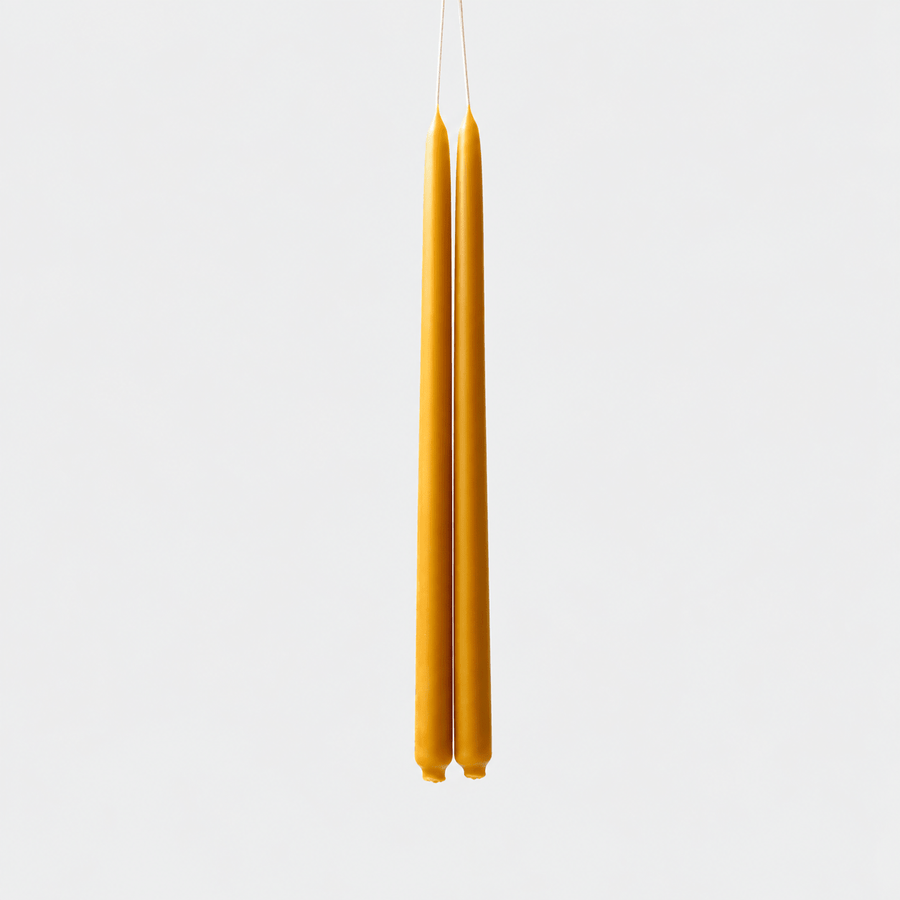 Candles 16" Taper Candles | Natural Beeswax from Obakki