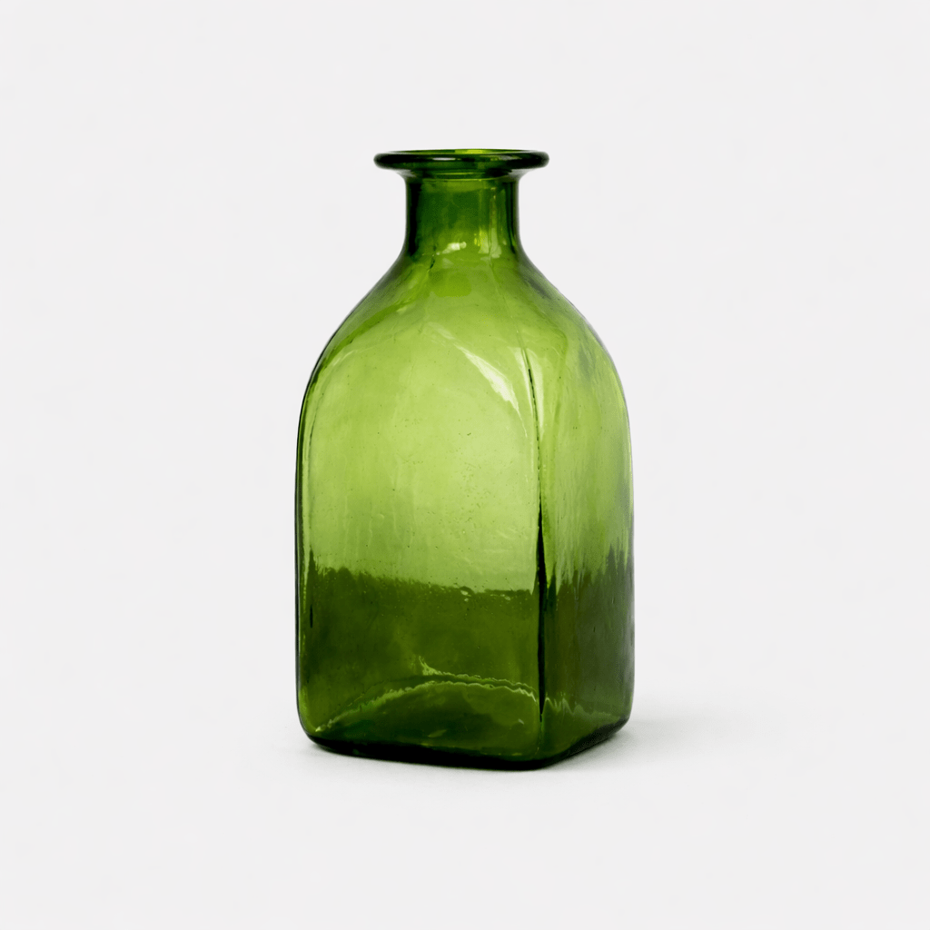 Large Square Bottle | Olive_La Soufflierie_201-71-2052-174OliveOS | Obakki