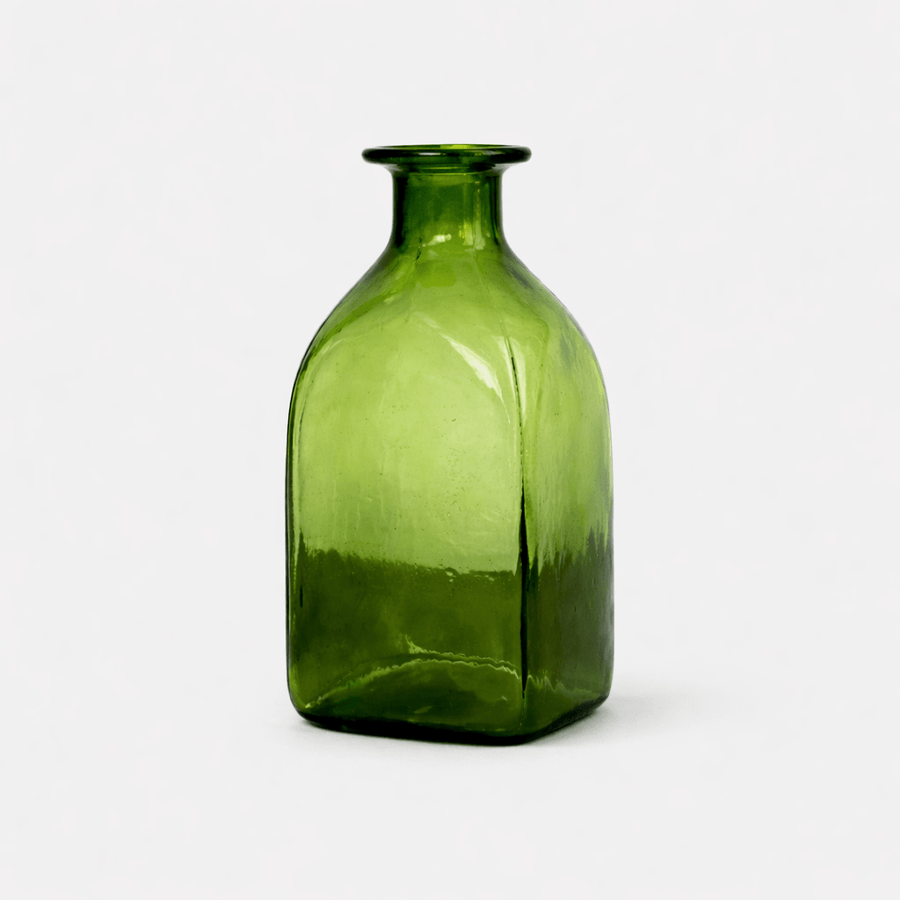 Large Square Bottle | Olive_La Soufflierie_201-71-2052-174OliveOS | Obakki