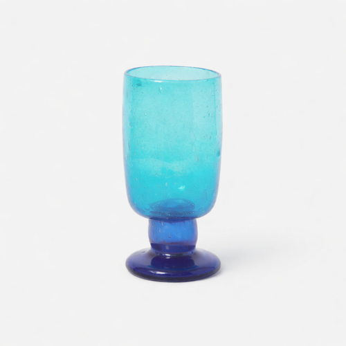 Recycled Glass Two Tone Goblets