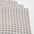 Linen Hand Towel | Navy Plaid_Fog Linen Work_201-60-2169-073Navy / IvorySingle Towel | Obakki