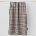 Linen Hand Towel | Checker_Fog Linen Work_201-60-2170-073Brown / IvorySingle Towel | Obakki
