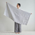 Linen Hand Towel | Navy Stripe_Fog Linen Work_201-60-2171-073NAVYSTRIPESet of 4 | Obakki
