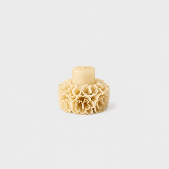 Candles Medium Skirted Candle | Ivory from Obakki