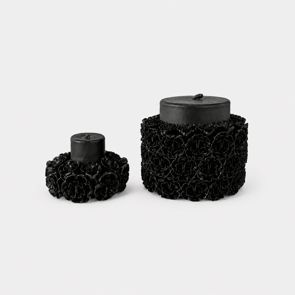 Candles Large Skirted Candle | Black from Obakki