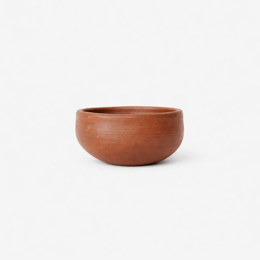3.5" Red Clay Smooth Bowl_Macrina_201-54-0939-168CLAYOS | Obakki
