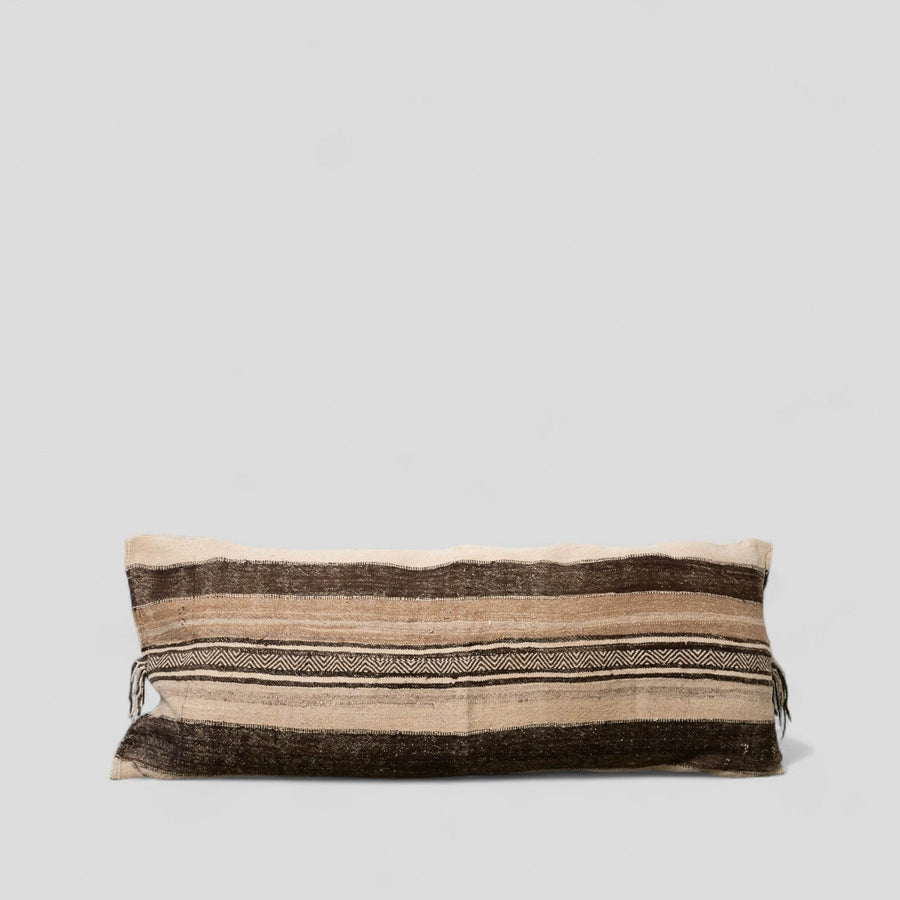 57x23.5" Siroua Wool Cushion Cover_Weavers of the High Atlas_201-64-1915-802Siroua StripeOS | Obakki