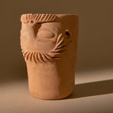7" Tall Dreaming Terracotta Vessel | Male Vases Jose Garcia Obakki