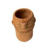 7" Tall Dreaming Terracotta Vessel | Male Vases Jose Garcia Obakki