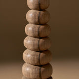 7.5" Walnut Candle Holder | Stack - Accents + Decor by Lahcen | Obakki