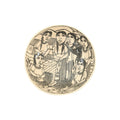9.5" Michoacan Art Bowl | Vida Cotidiana_Manuel Morales Gámez_201-50-1749.1-737AssortedOS | Obakki