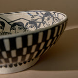 9.5" Michoacan Art Bowl | Vida Cotidiana Serveware Manuel Morales Gámez Obakki