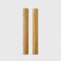 Candles Pillar Candle Set of 2 | Cedar Yellow from Obakki