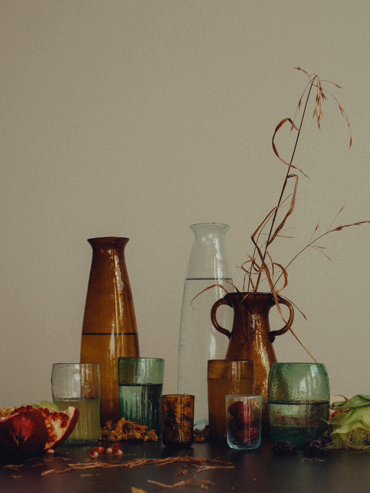 Recycled Glass Rounded Tumblers