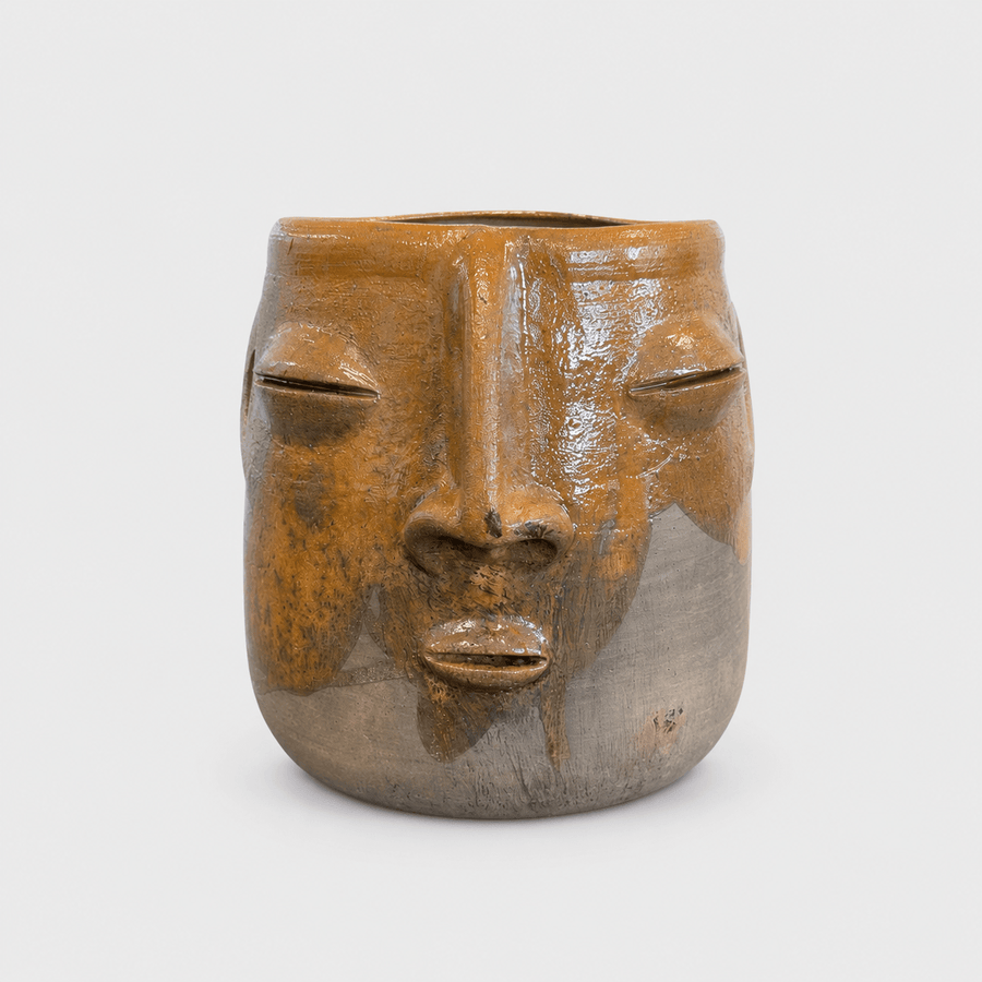 Glazed Clay Planter | Cara