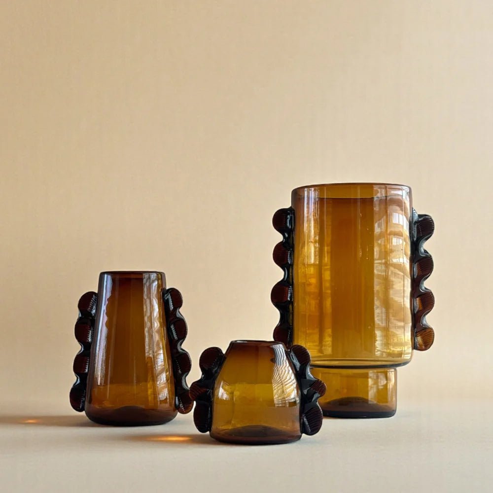 Almalia Bud Vase | Amber_Meso_201-71-2187-188AmberOS | Obakki