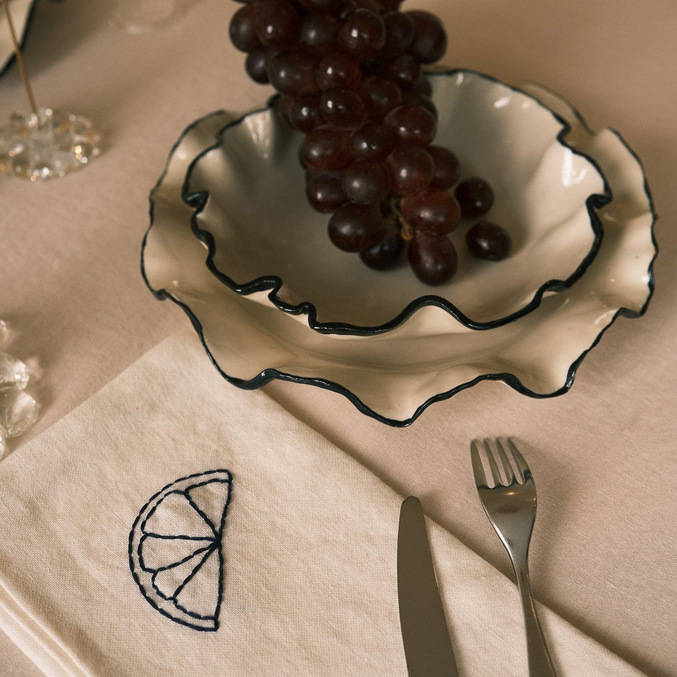 Ruffle Diner Plate