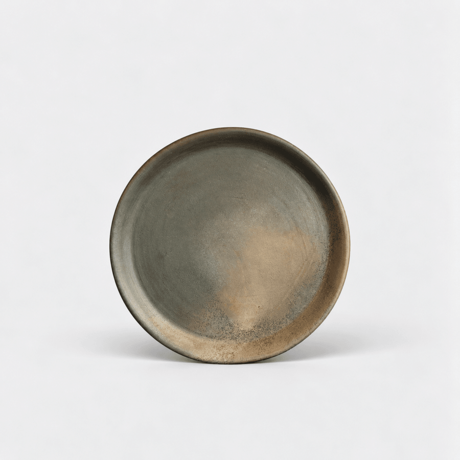 Plates 9.5" Oaxacan Clay Plate | Onyx from Obakki
