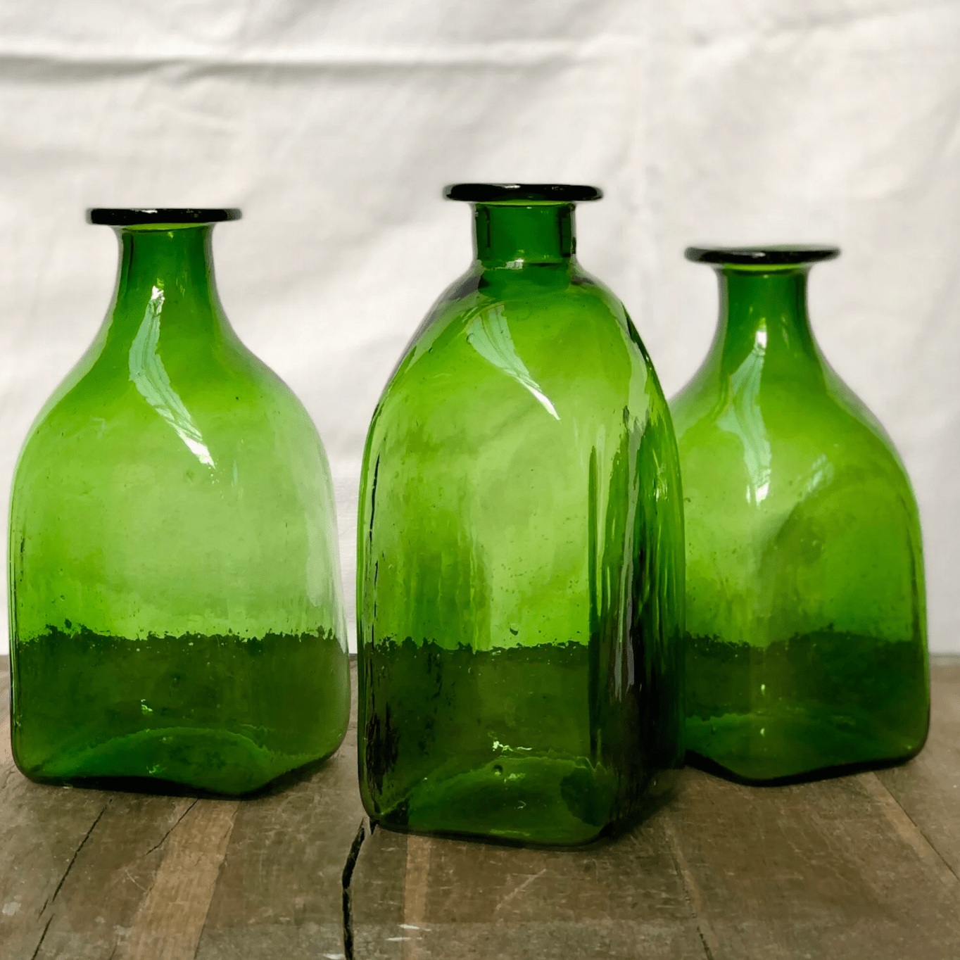Large Square Bottle | Olive_La Soufflierie_201-71-2052-174OliveOS | Obakki