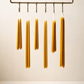 Candles 10" Taper Candles | Natural Beeswax from Obakki