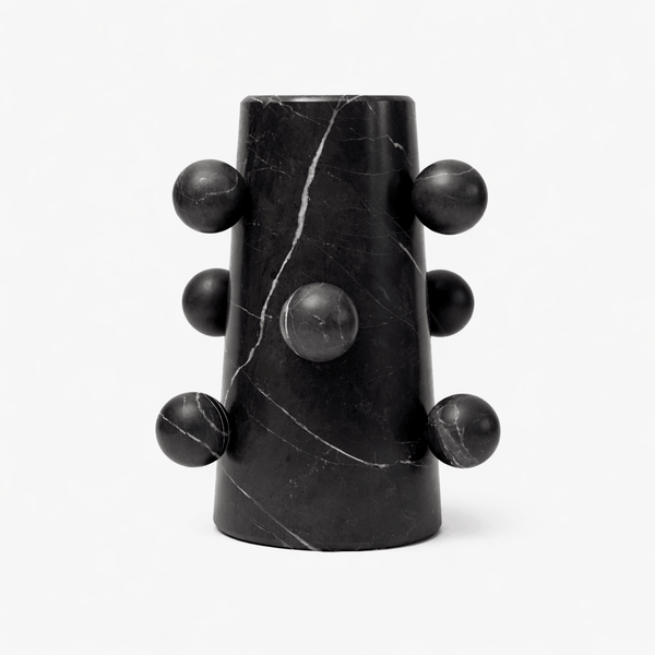 Alma Nueva Vase | Black_Ayres_201-54-0872-156BlackMarbleOS | Obakki