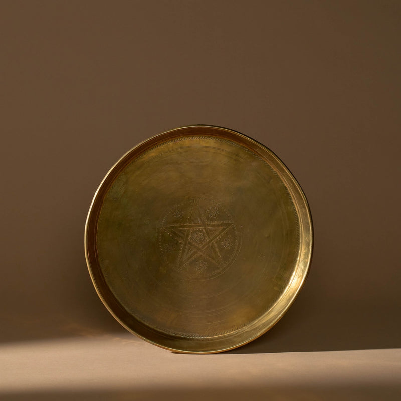 Antique Bronze Serving Tray | II - Serveware by Said at Alcantara - Frederic | Obakki