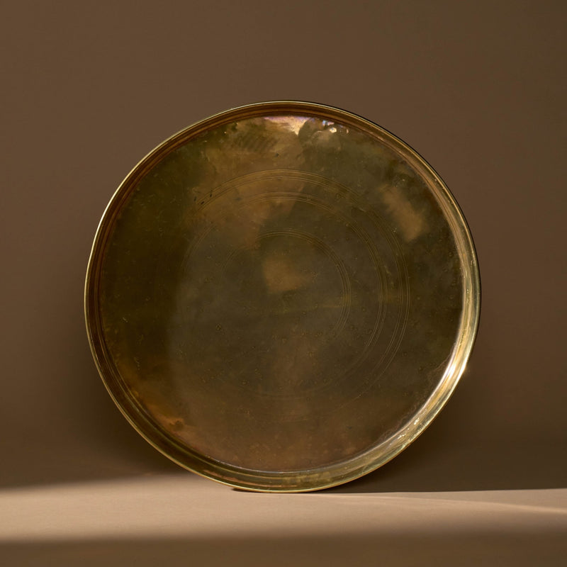 Antique Bronze Serving Tray | IX - Serveware by Said at Alcantara - Frederic | Obakki